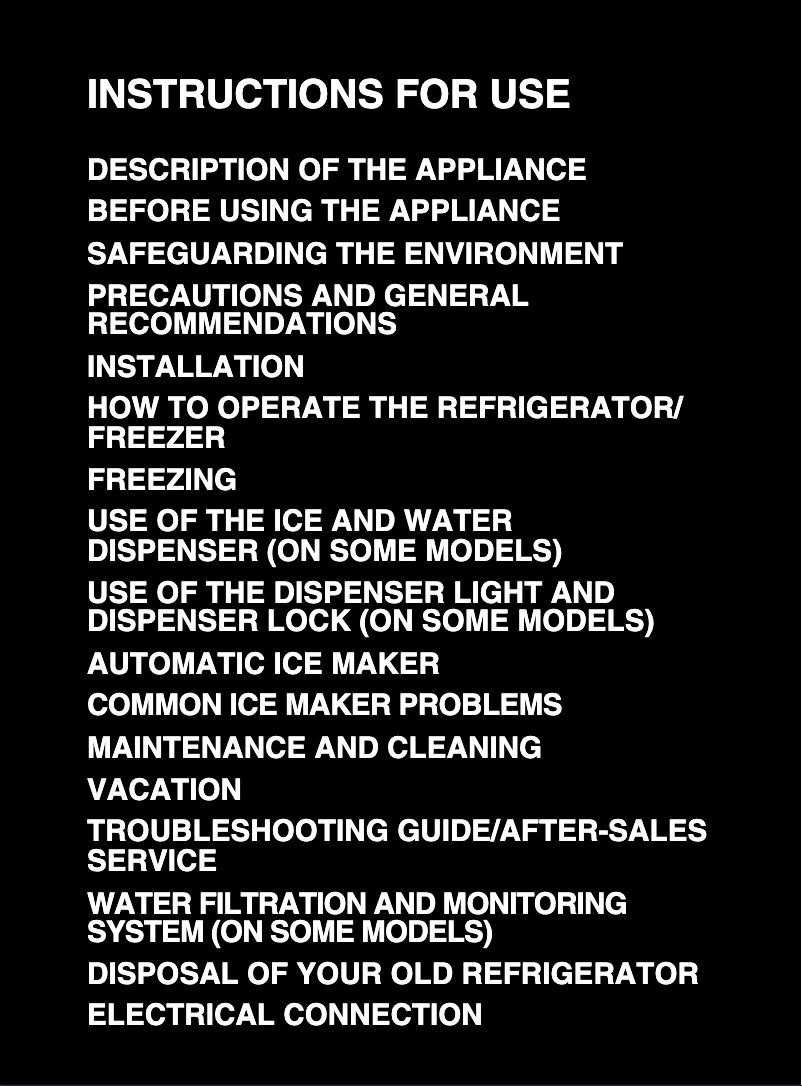 Page 1 de la notice Manuel utilisateur Smeg CR 328 AZD7