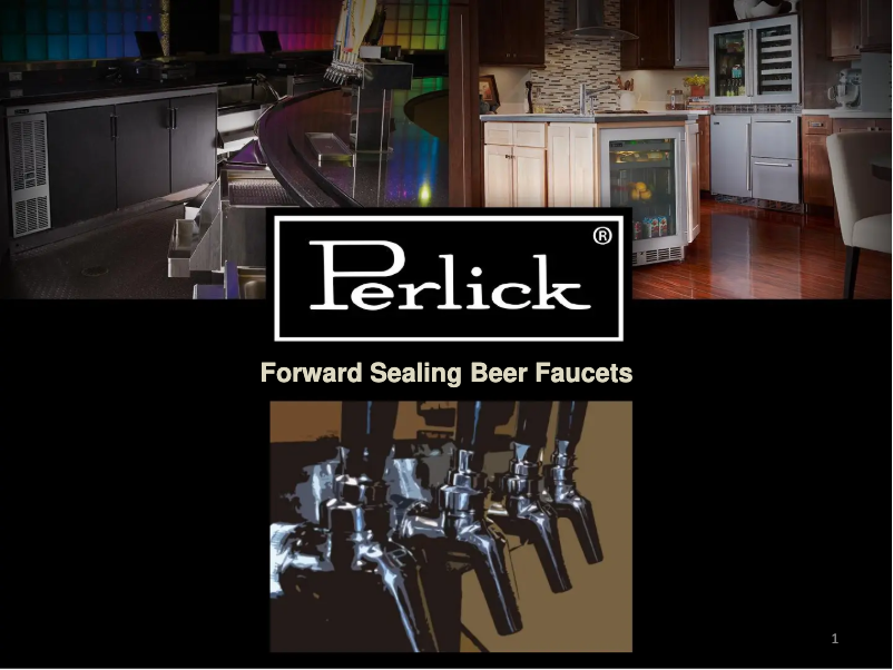 Page 1 de la notice Manuel utilisateur Perlick GT600