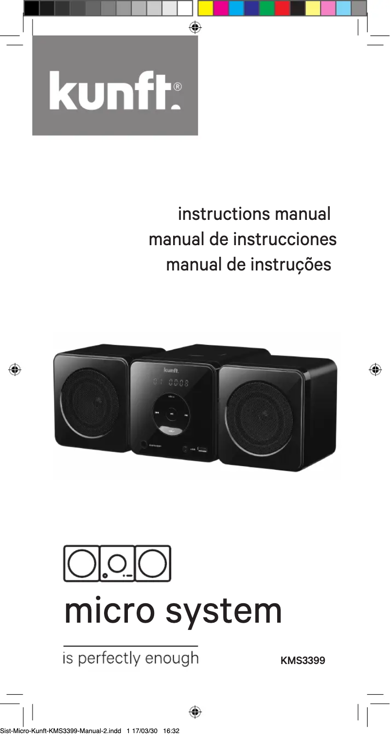 Imagen de la primera página del manual del dispositivo KMS3399