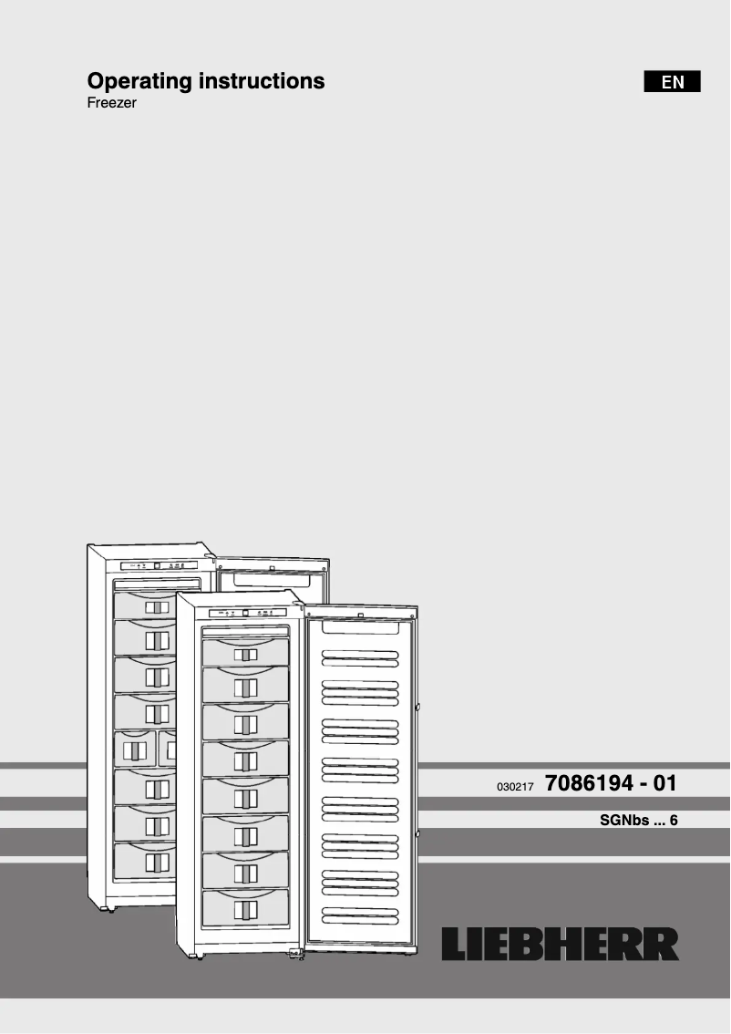 Image de la première page du manuel de l'appareil SGNbs 3011