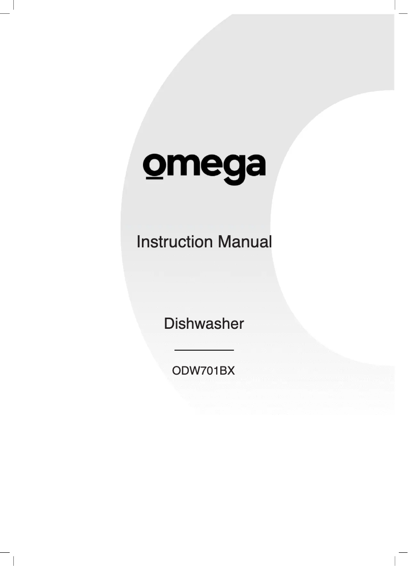 Page n°1 - Manuel utilisateur Omega ODW701BX