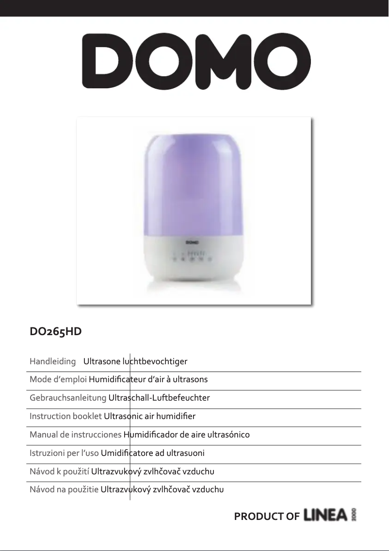 Page n°1 - Manuel utilisateur Domo DO265HD