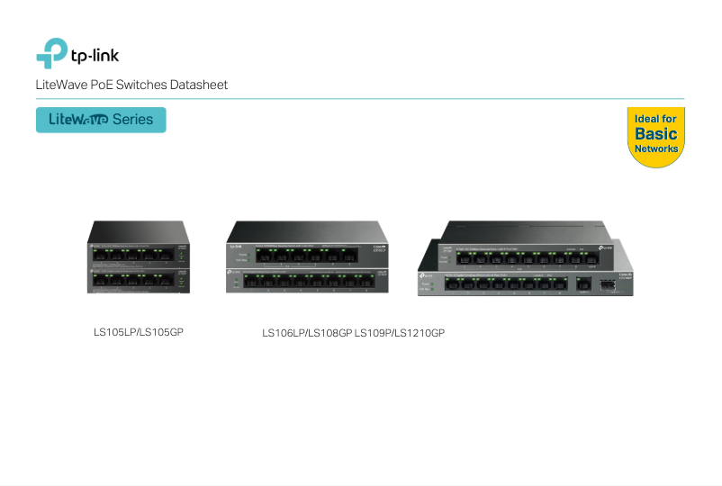 Image de la première page du manuel de l'appareil LiteWave LS109P