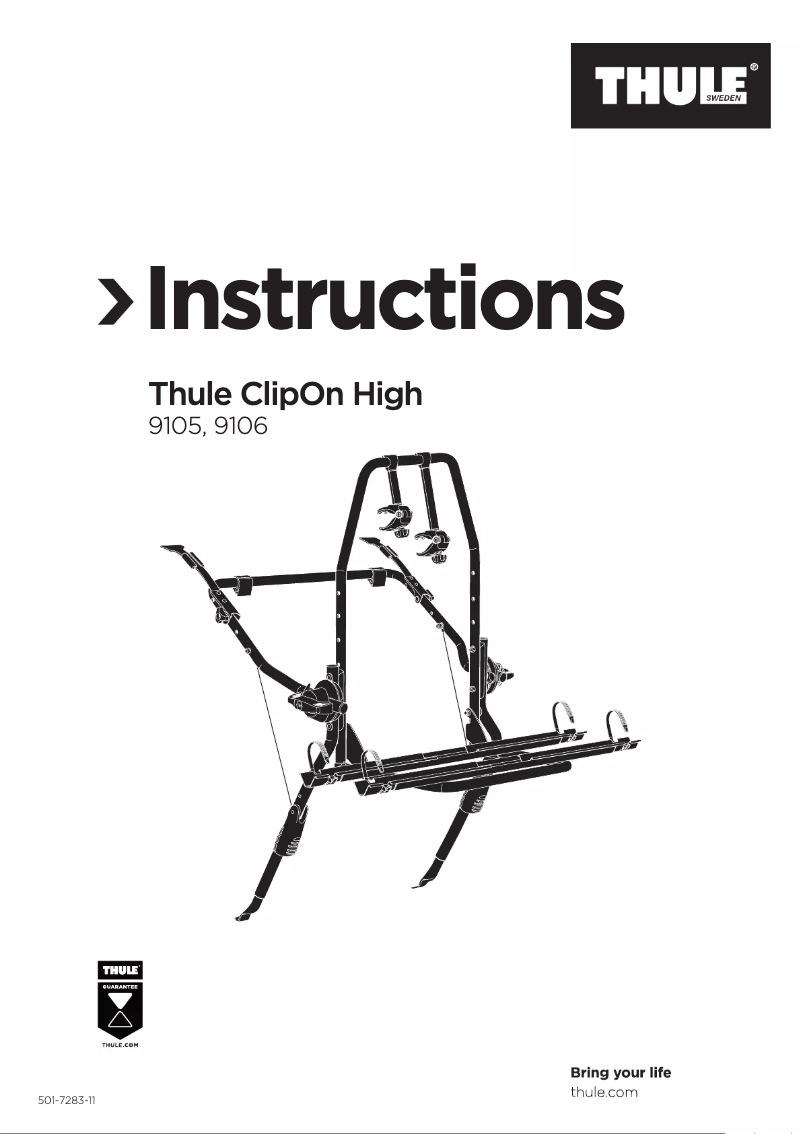 Image de la première page du manuel de l'appareil ClipOn 9106