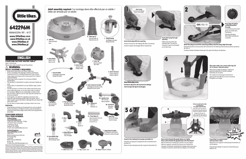Page n°1 - Manuel utilisateur Little Tikes 642296M