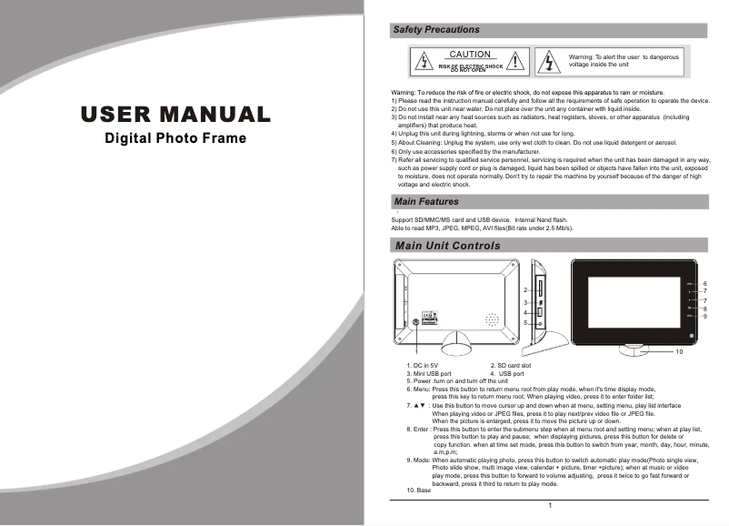 Page 1 of the manual User Manual Salora DPF 7125 DIG