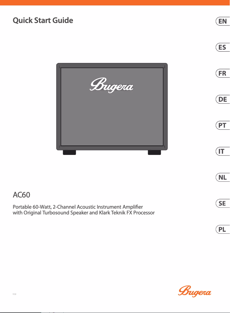 Image de la première page du manuel de l'appareil AC60
