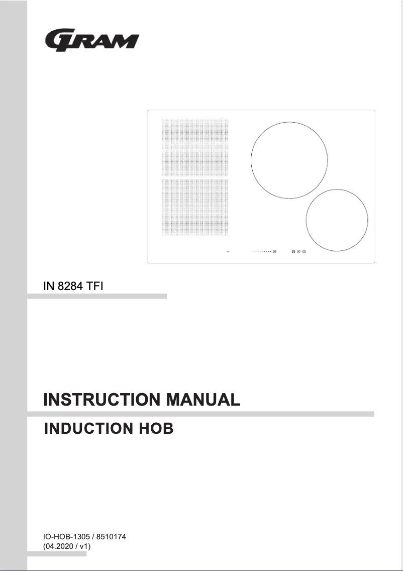 Page n°1 - Manuel utilisateur Gram IN 8284 TFI