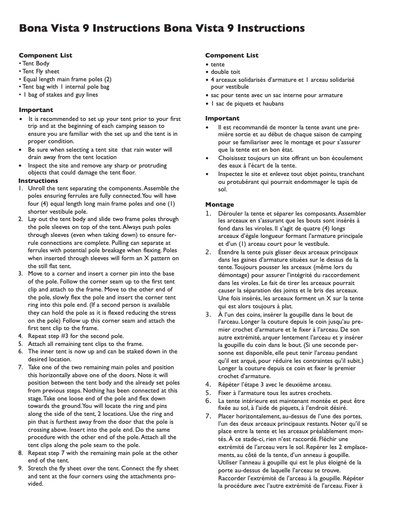 Página 1 del manual Manual de usuario Eureka Bonavista 100