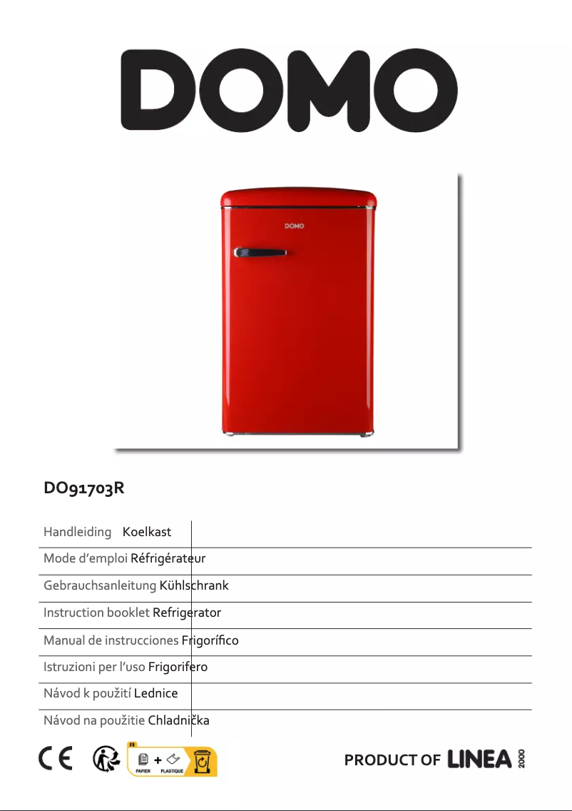 Image de la première page du manuel de l'appareil DO91703R