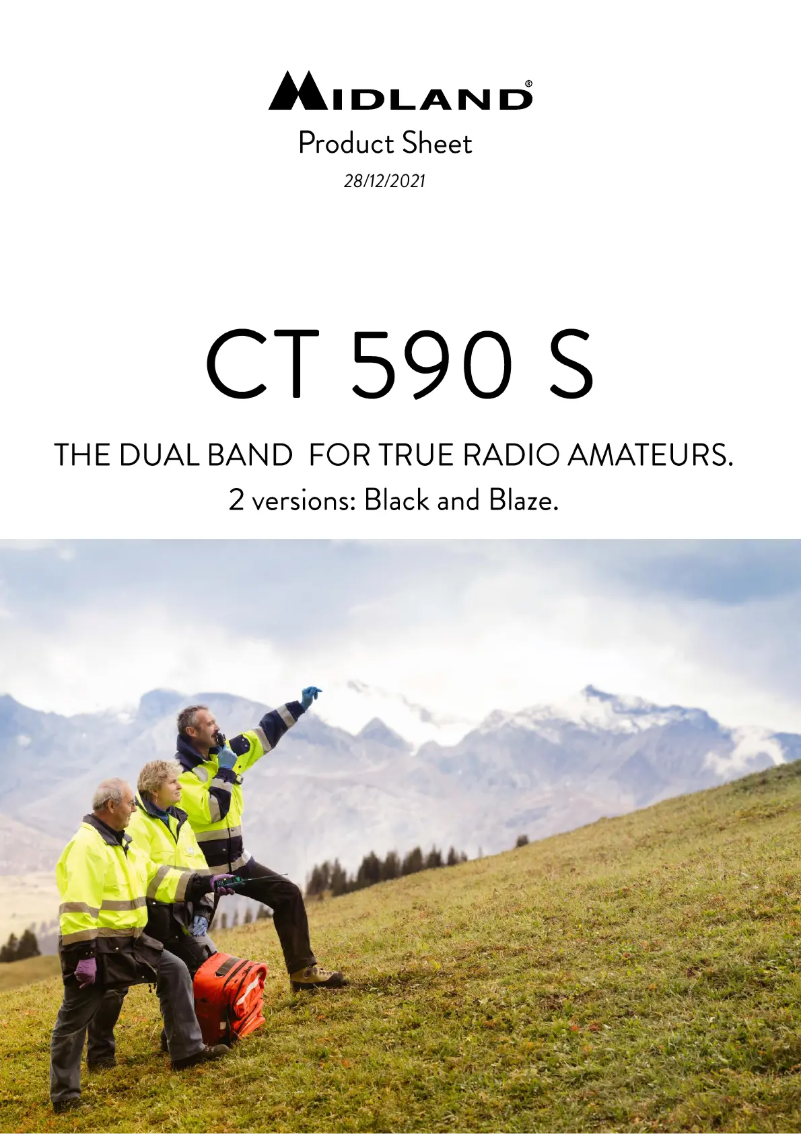 Image de la première page du manuel de l'appareil CT590S