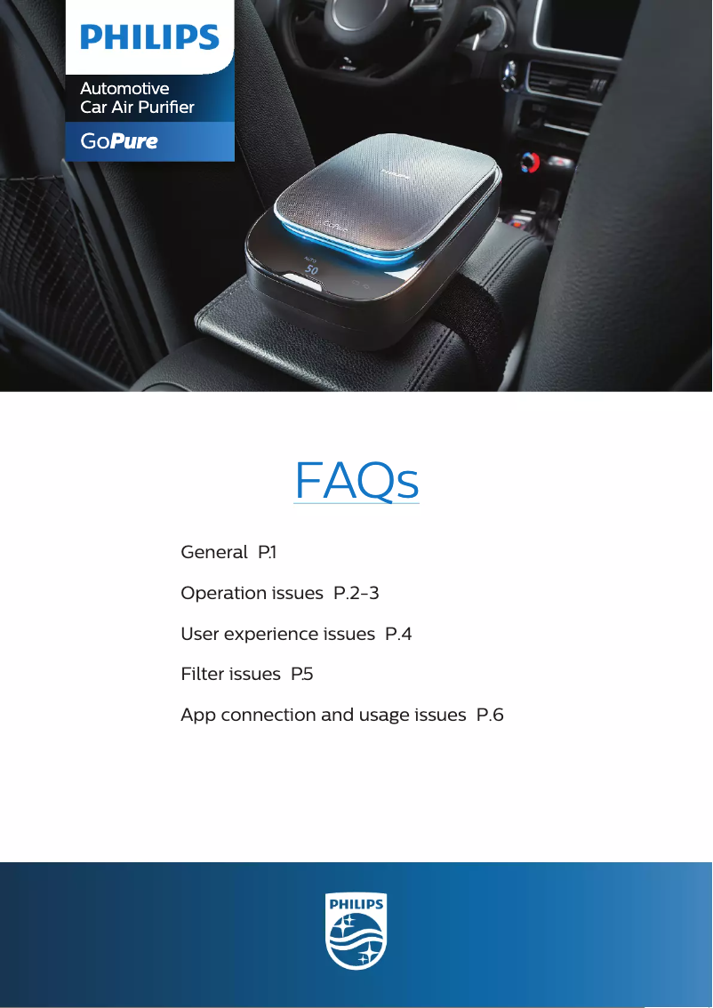 First page image of the manual for GPC05BLKX1