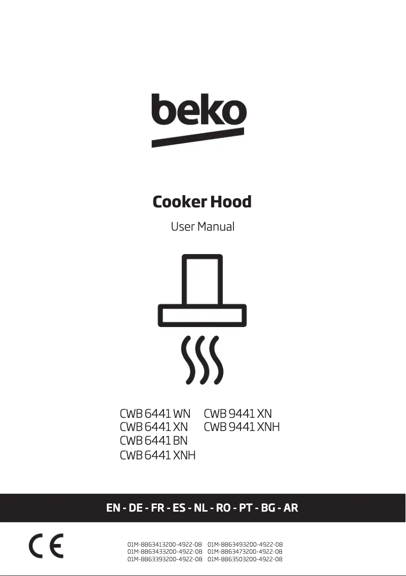 Page n°1 - Manuel utilisateur Beko CWB 6441 BN