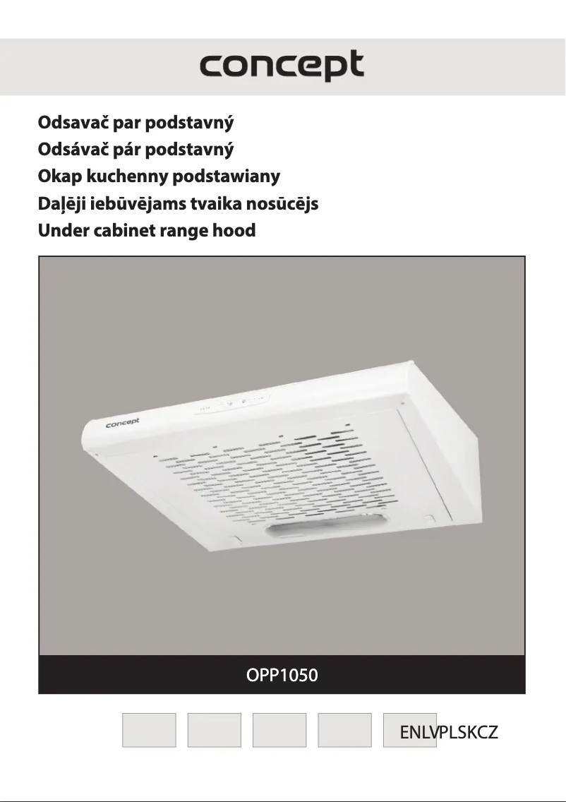 Page 1 de la notice Manuel utilisateur Concept OPP1050