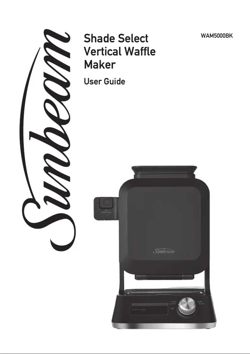 Image de la première page du manuel de l'appareil Shade Select WAM5000BK