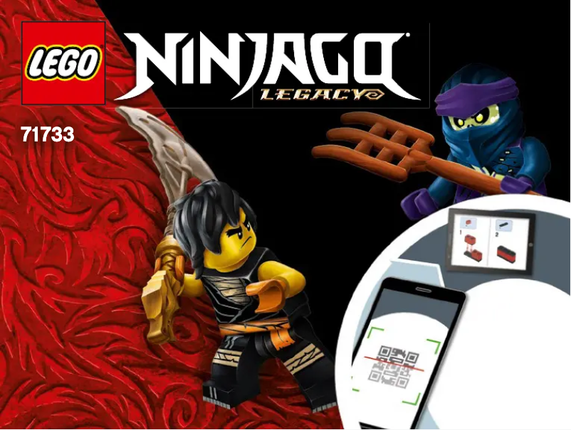 Image de la première page du manuel de l'appareil Ninjago 71733