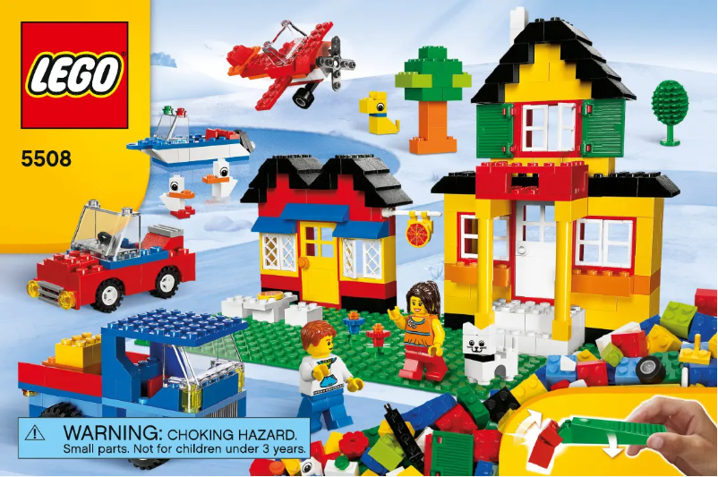 Page 1 de la notice Manuel utilisateur Lego Classic 5508