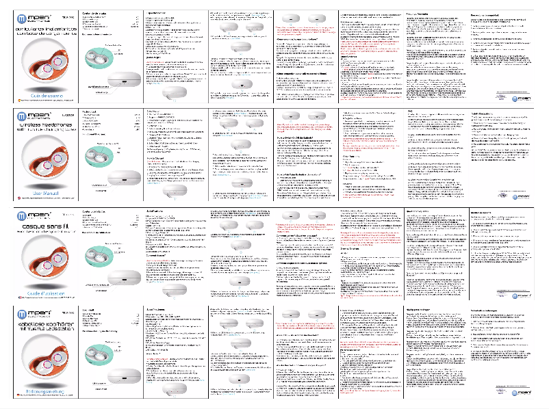 Page n°1 - Manuel utilisateur Imperii Electronics TE.03.0359.12