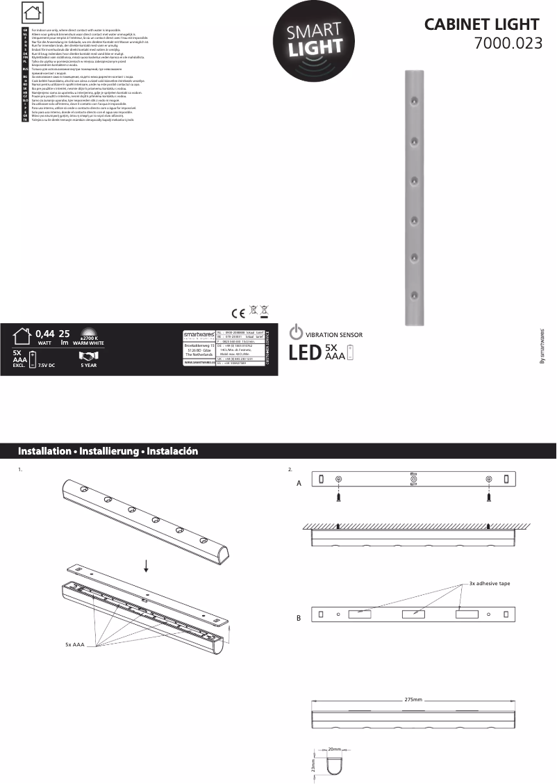 Image de la première page du manuel de l'appareil 7000.023