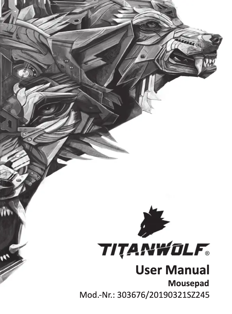 Page n°1 - Manuel utilisateur Titanwolf 303676