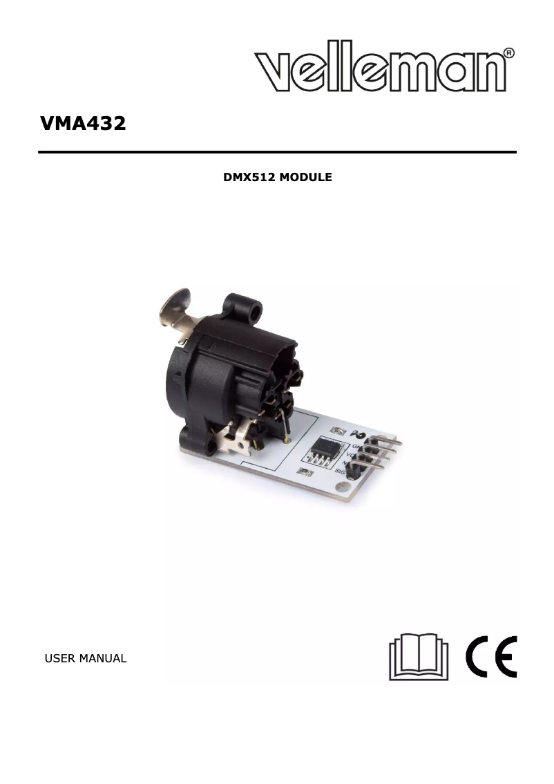 Page 1 de la notice Manuel utilisateur Velleman VMA432