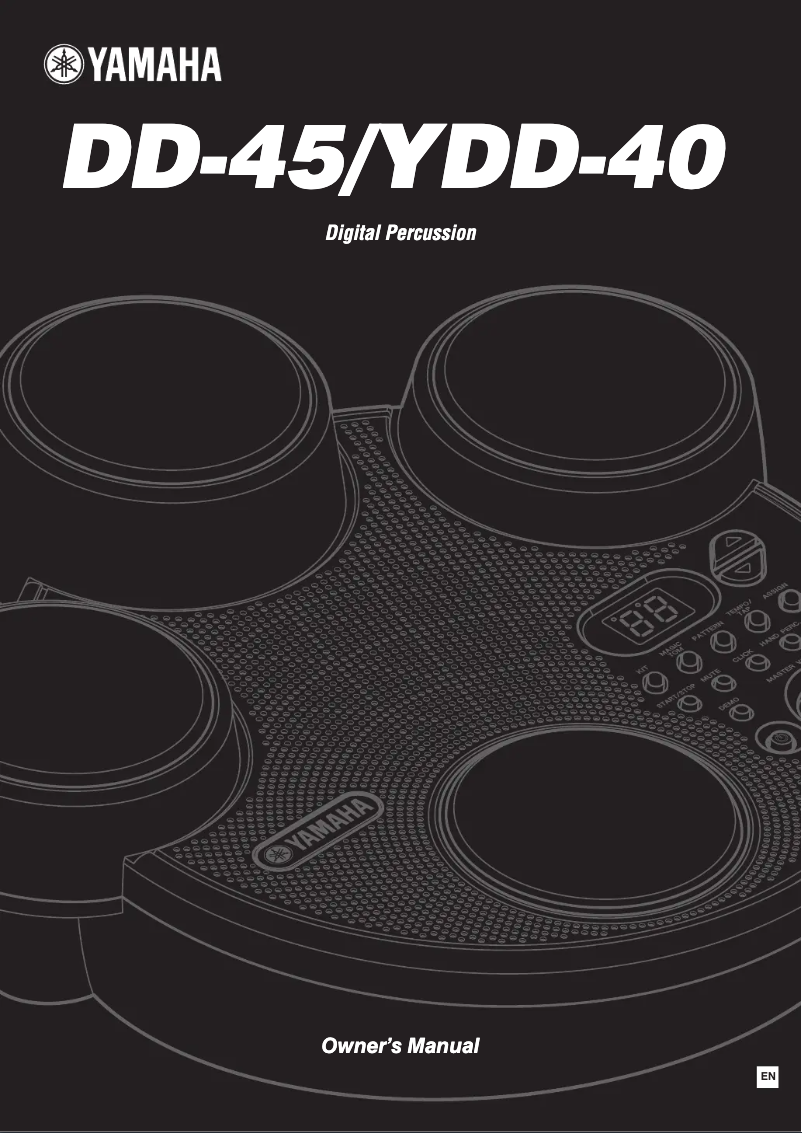 Page 1 de la notice Manuel utilisateur Yamaha YDD-40