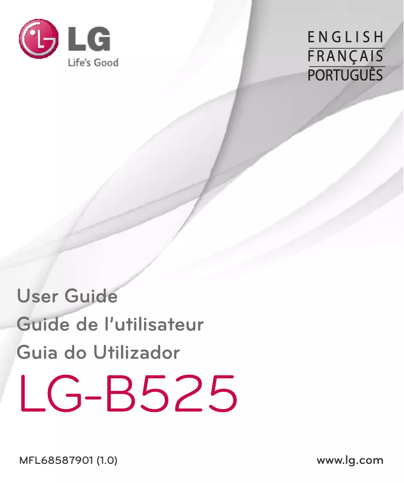 Page n°1 - Manuel utilisateur LG B525