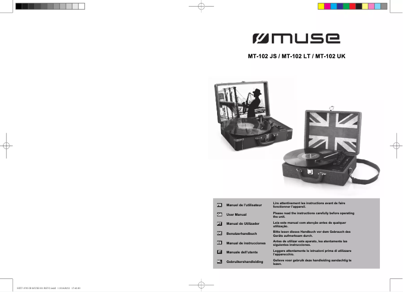 Page n°1 - Manuel utilisateur Muse MT-102 UK