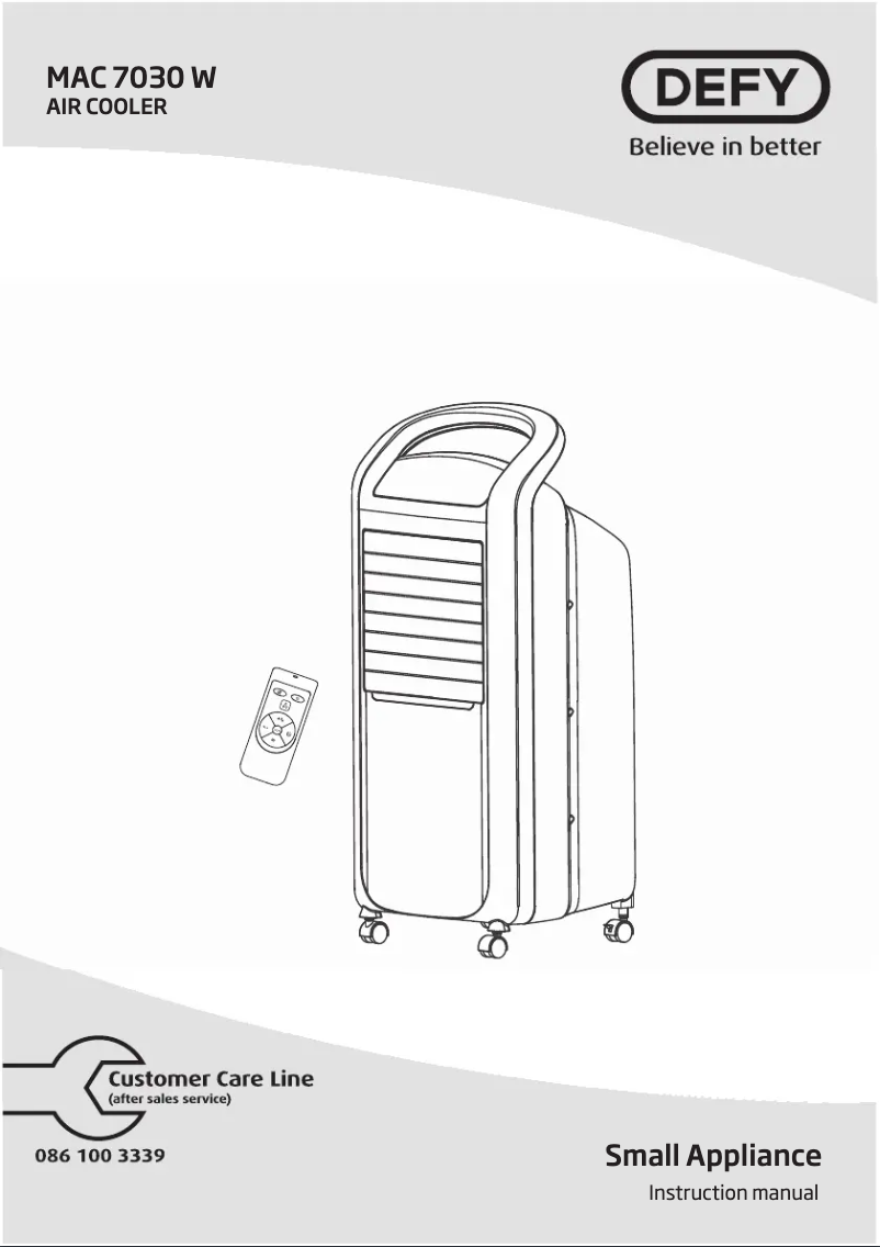 Image de la première page du manuel de l'appareil MAC7030W