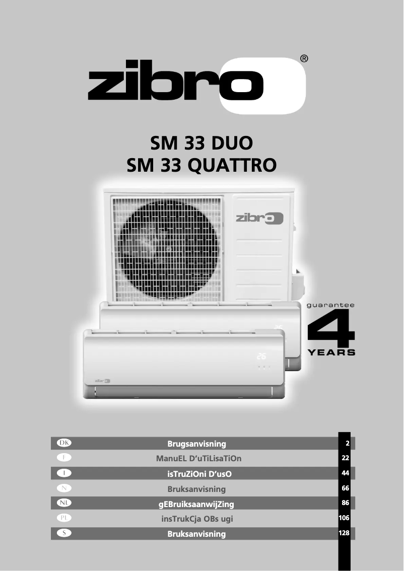 Page n°1 - Manuel utilisateur Zibro SM3325 2.7 kW