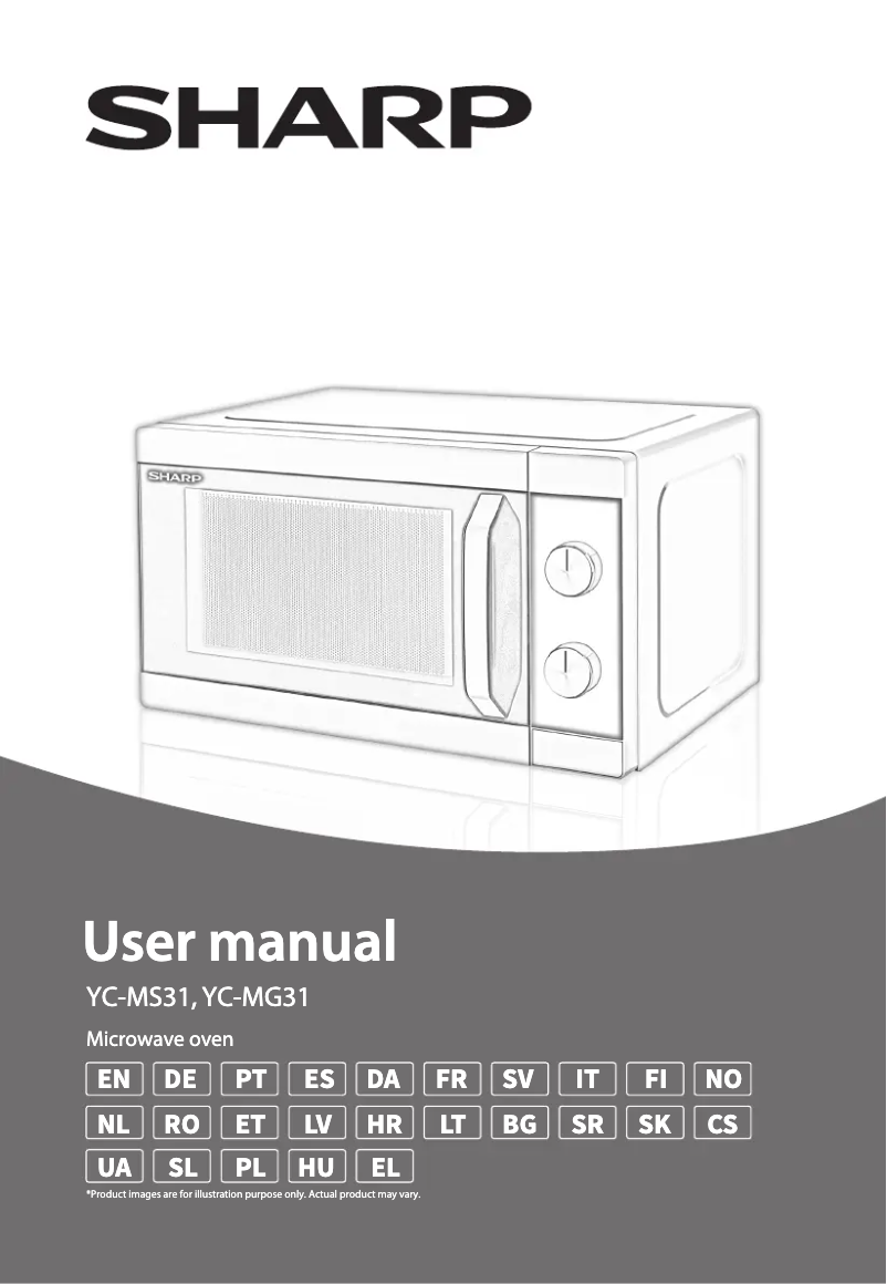 Page 1 de la notice Manuel utilisateur Sharp YC-MS31U
