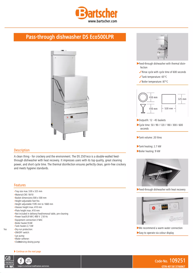 Image de la première page du manuel de l'appareil DS 2501eco