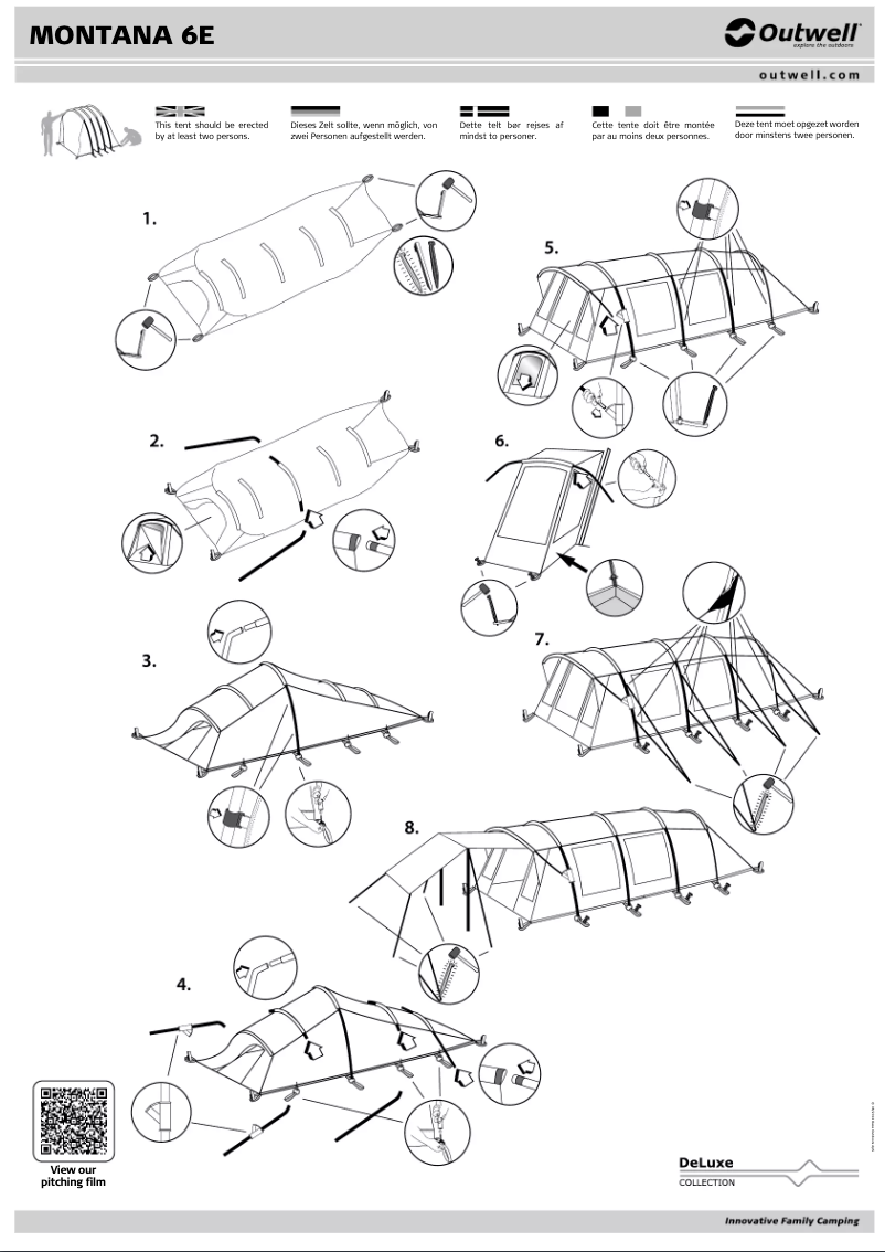 Imagen de la primera página del manual del dispositivo Montana 6E