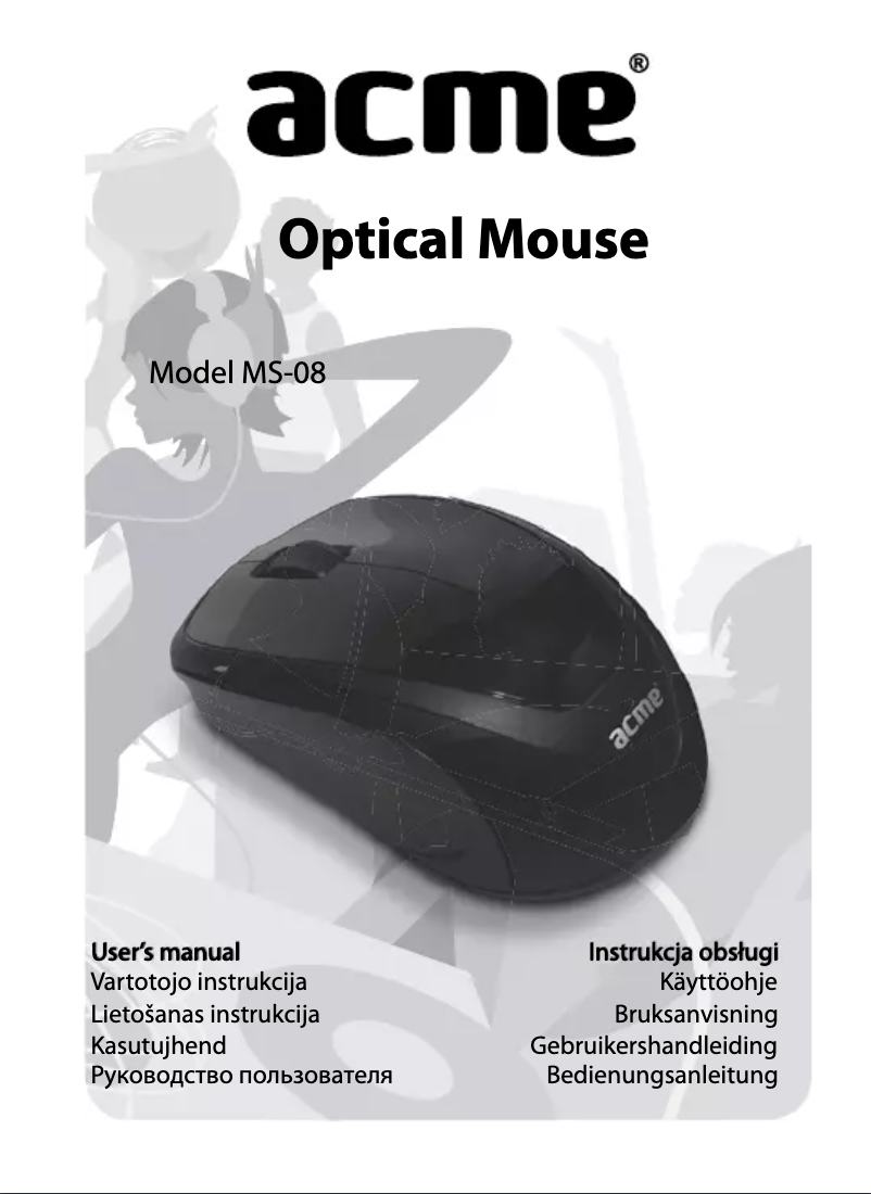 Image de la première page du manuel de l'appareil MS08