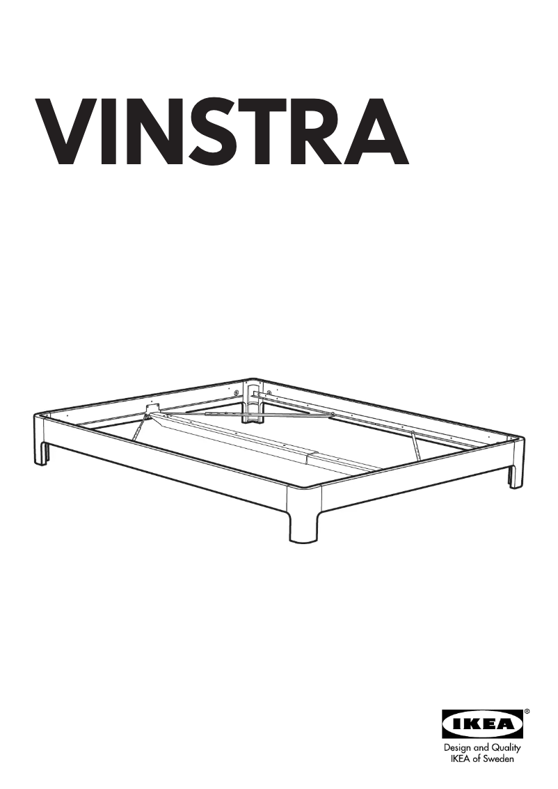 Page 1 de la notice Manuel utilisateur Ikea VINSTRA