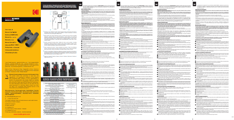 Image de la première page du manuel de l'appareil BCS600