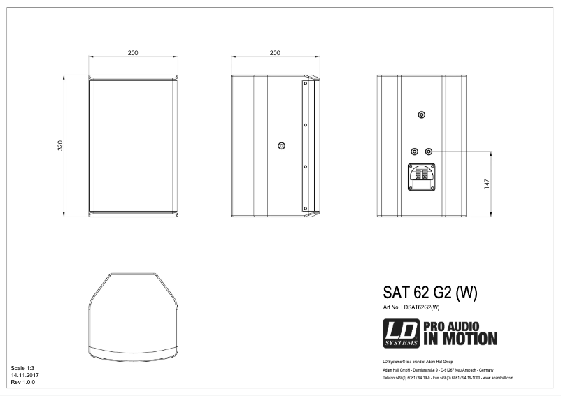 Image de la première page du manuel de l'appareil SAT 62 G2