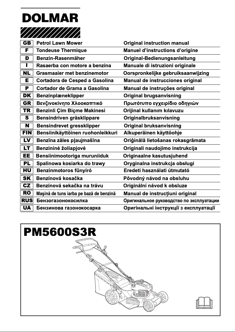 Page 1 de la notice Manuel utilisateur Dolmar PM5600S3R