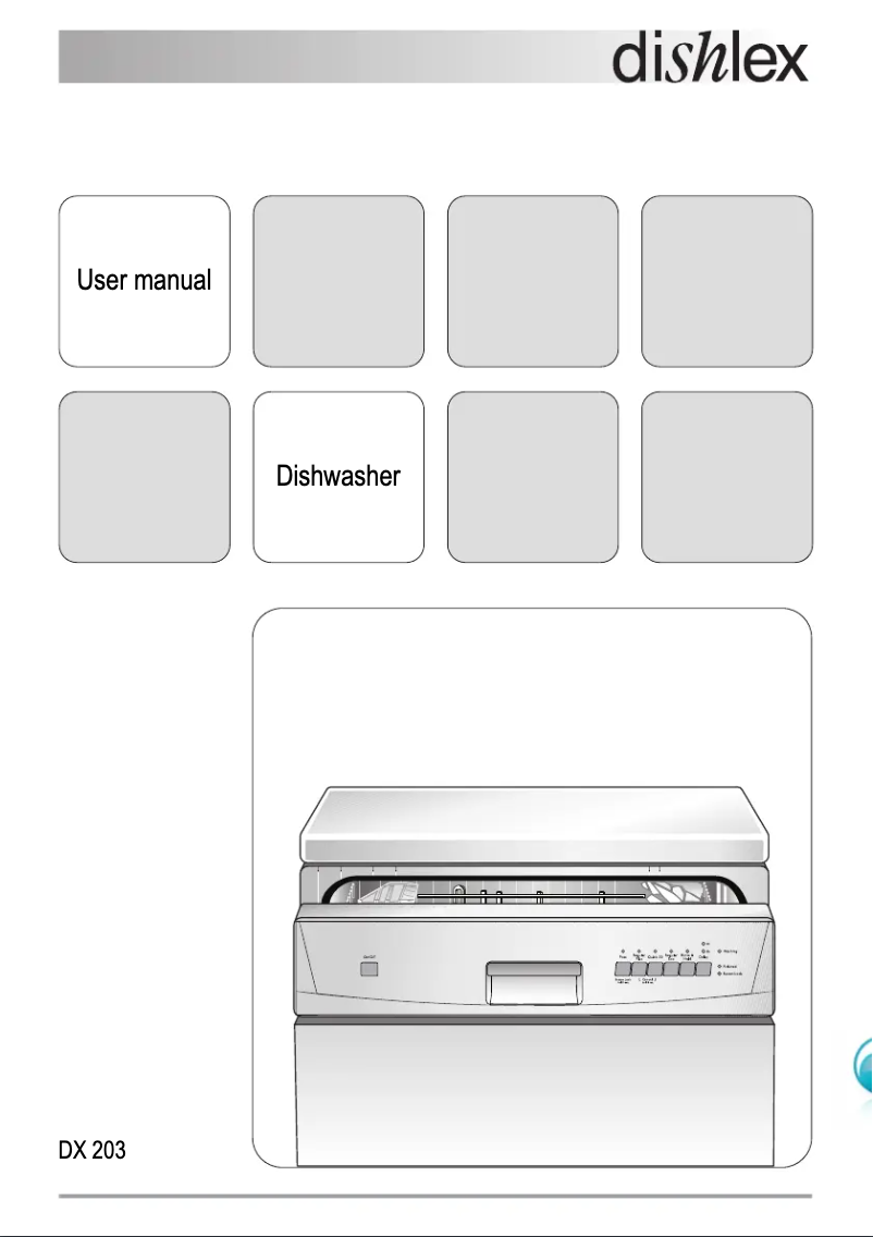 Page 1 de la notice Manuel utilisateur Dishlex DX 203