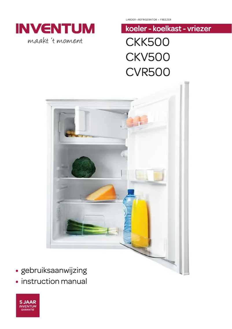 Página 1 del manual Manual de usuario Inventum CKK500