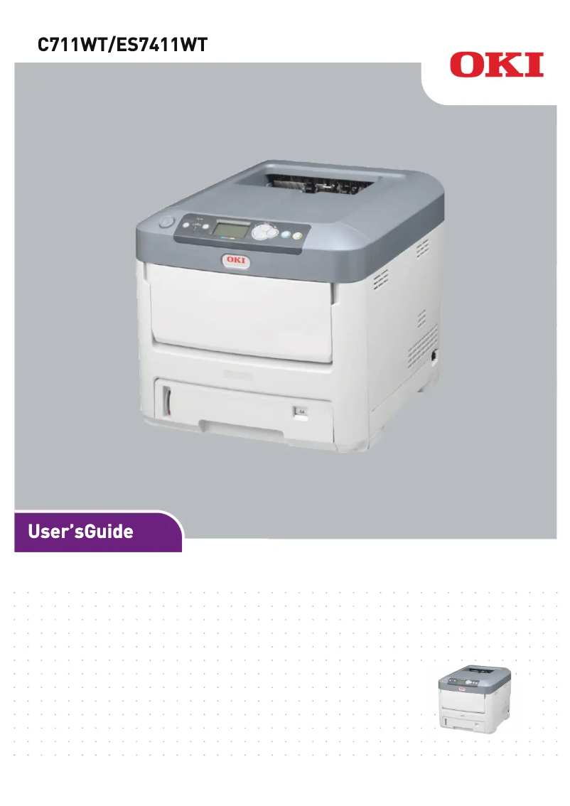 Image de la première page du manuel de l'appareil ES7411WT