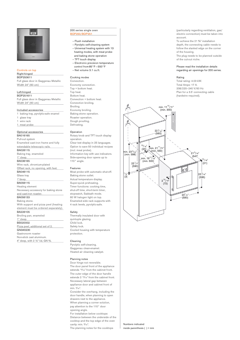 Image de la première page du manuel de l'appareil BOP251611