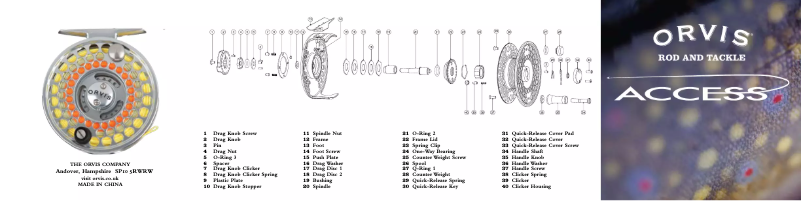 Page 1 de la notice Manuel utilisateur Orvis Access V