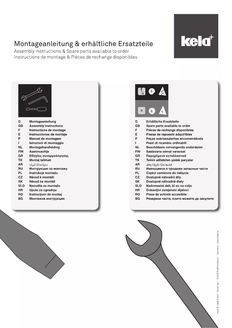 Page 1 de la notice Manuel utilisateur Kela Saltus 22972