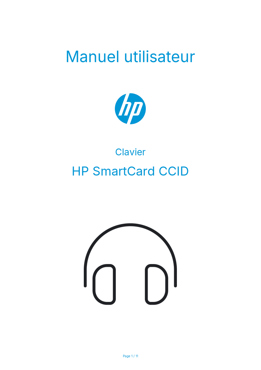 Image de la première page du manuel de l'appareil SmartCard CCID