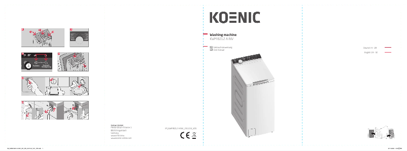 Image de la première page du manuel de l'appareil KWM 8212 A INV