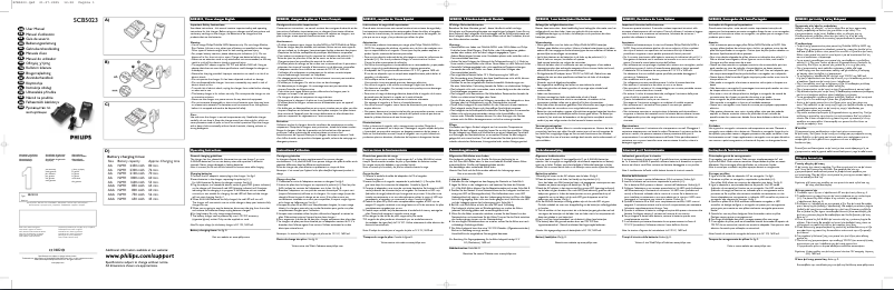 Page n°1 - Mode d'emploi Philips MultiLife SCB5023