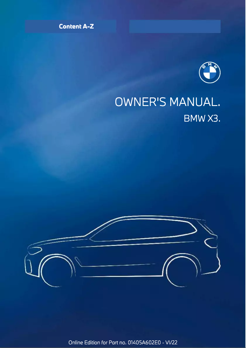 Image de la première page du manuel de l'appareil X3 (2024)