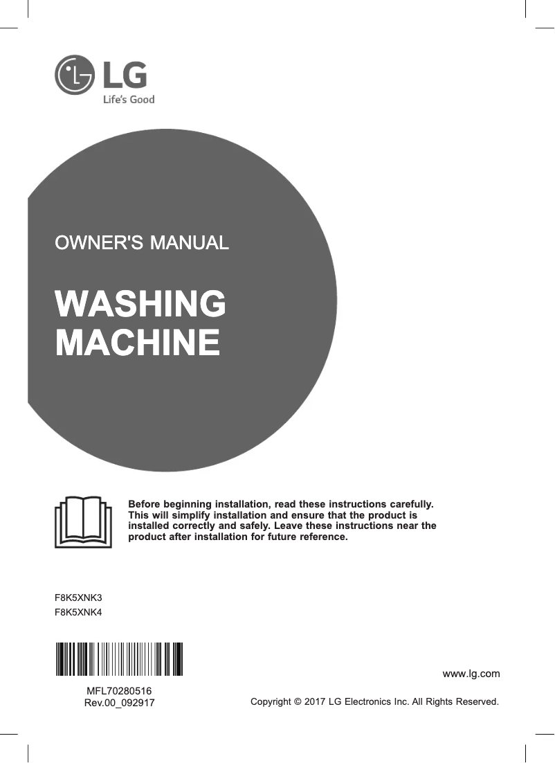 Image de la première page du manuel de l'appareil TG2402NTW