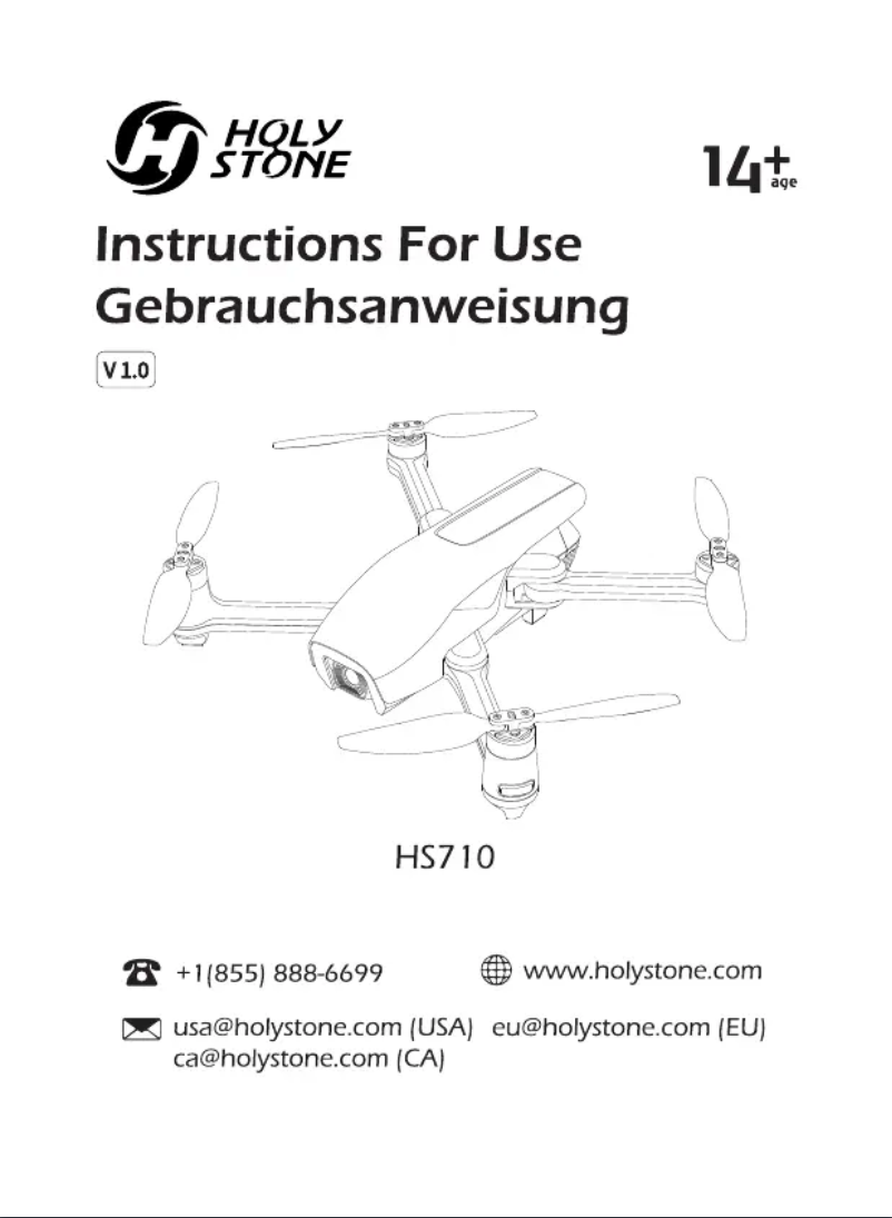 Image de la première page du manuel de l'appareil HS710